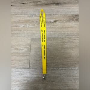 Porsche Yellow Lanyard Neck Strap Card ID or Keys Holder